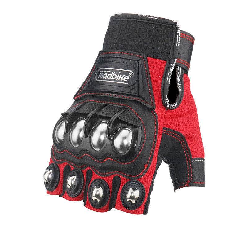Madbike Gloves Motorcycle Half Finger Gloves - Mubimart