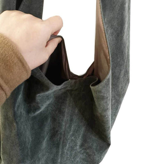 Flannelette Satchel Artistic Retro Messenger Bag - Mubimart