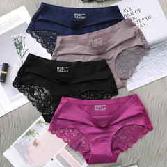 Lace Briefs Summer Air-Permeable Hip-Lifting Briefs Women - Mubimart - Woman Briefs 