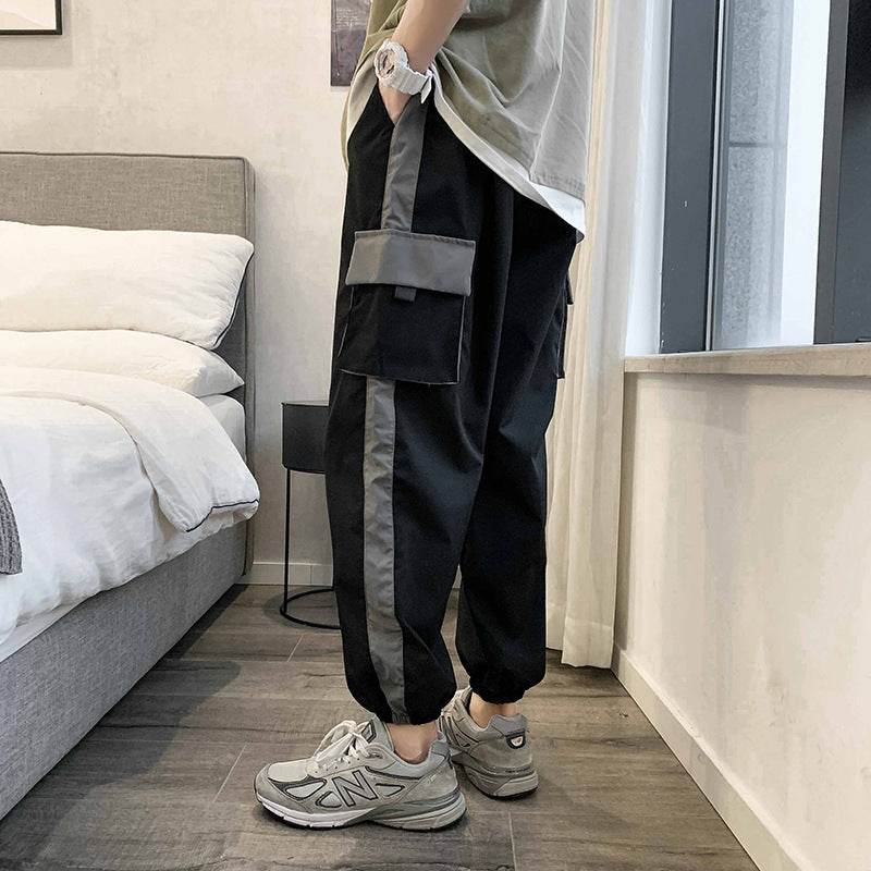 Overalls Men's Loose Plus Size Casual Jogger Pants - Mubimart