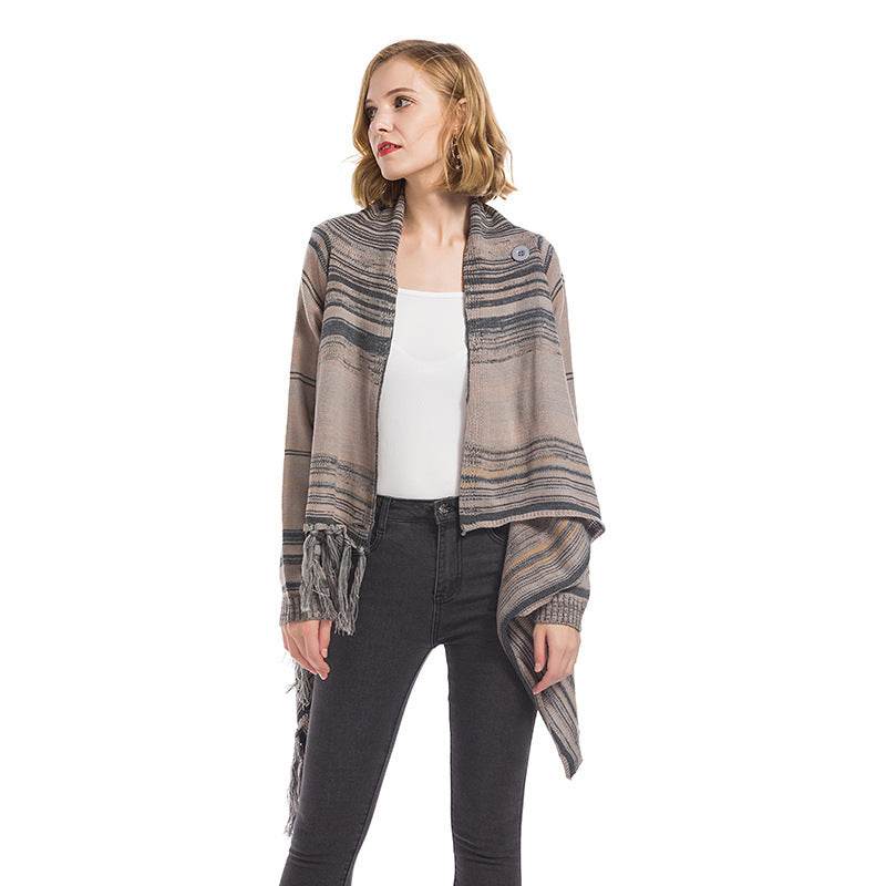Cardigan Coat Plus Size Sweater - Mubimart