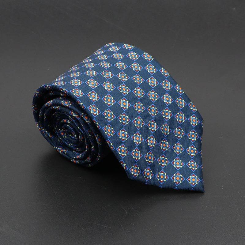 Super Soft Bohemian Silk Ties Men's Fashion 75mm Necktie - Mubimart