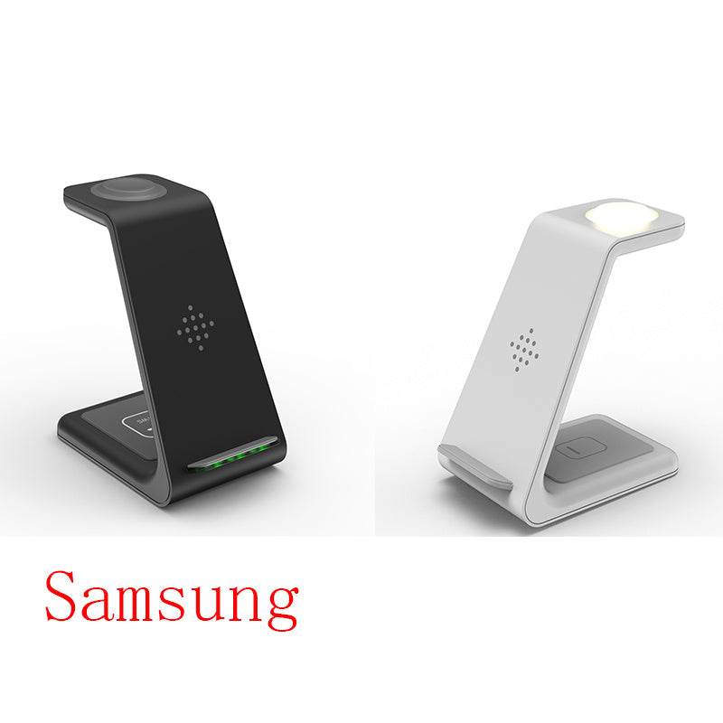 3 In 1 Fast Charging Station Wireless Charger Stand Wireless Quick Charge Dock For Phone Holder - Mubimart