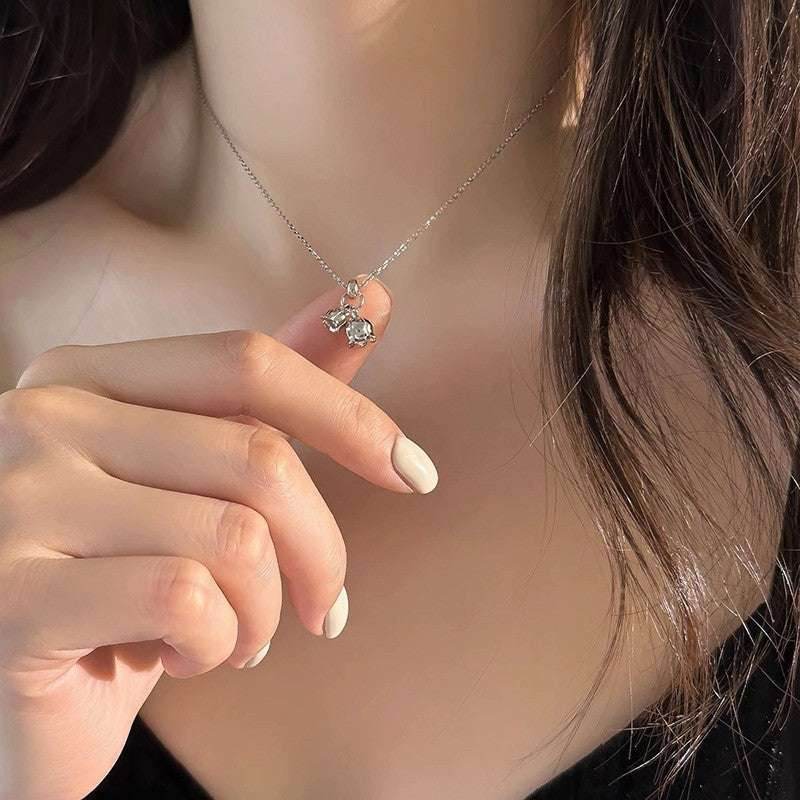Love Pearl Clavicle Chain Necklace For Women - Mubimart