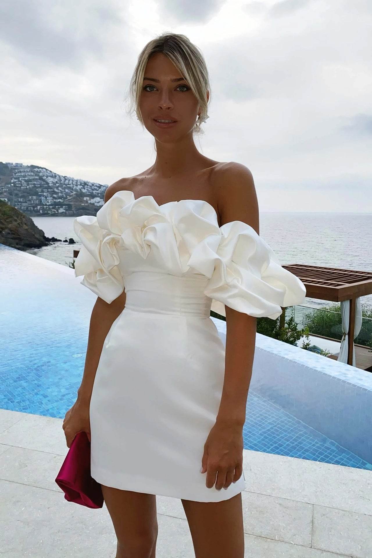 Women's Shoulder High-end Temperament Formal Dress - Mubimart