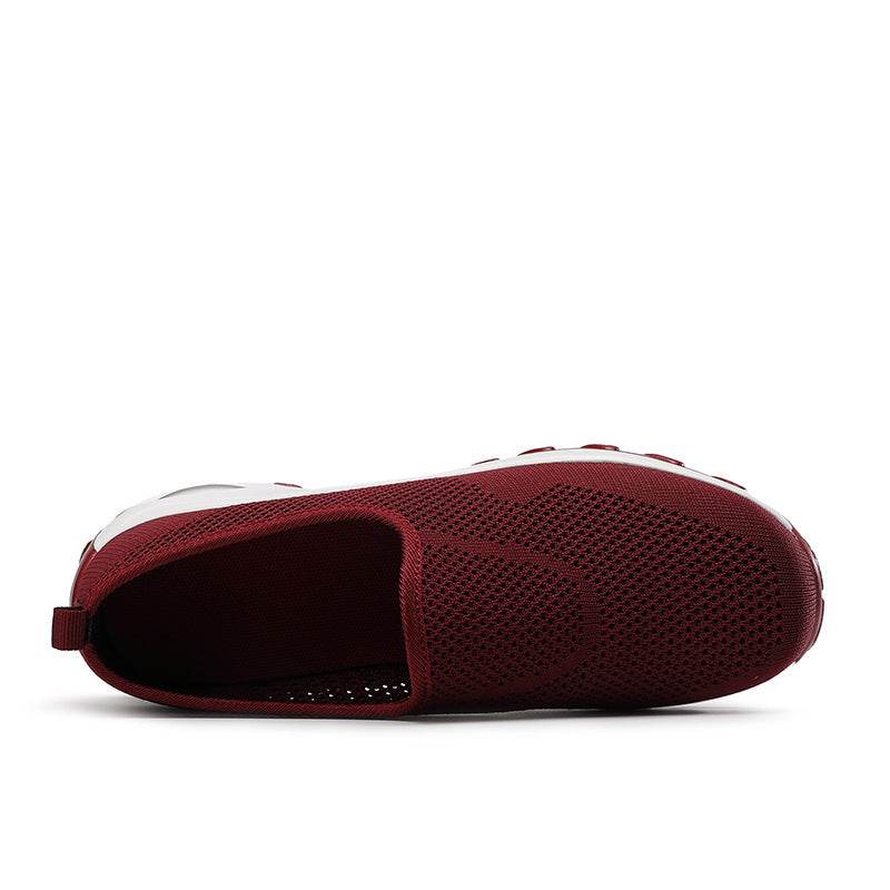 Women's Breathable Hollow Sneakers Slip On - Mubimart