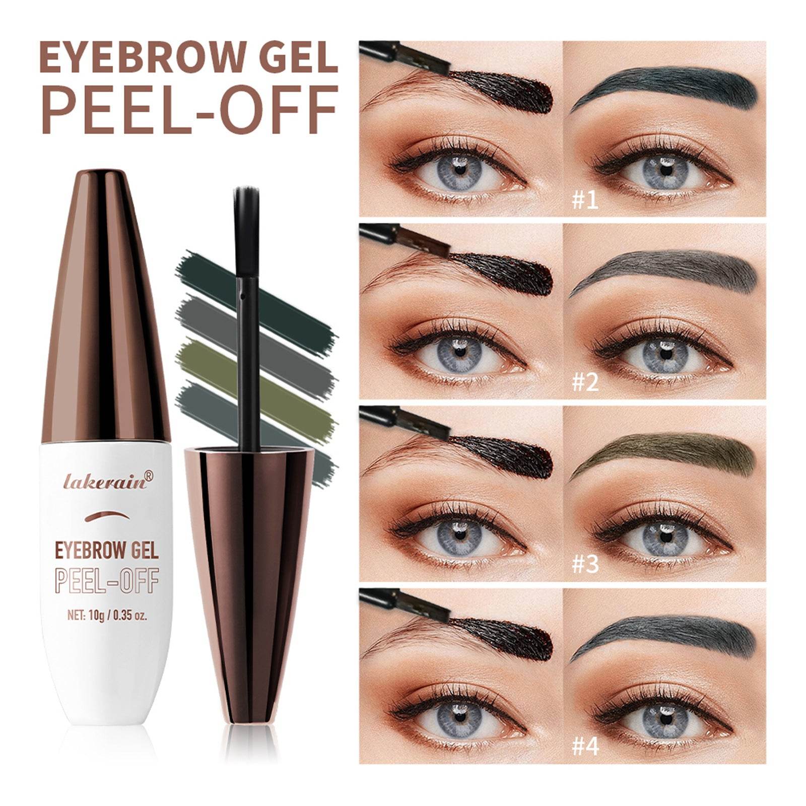 Wild Eyebrow Three-dimensional Waterproof Sweat-proof Not Easy To Fade Eyebrow Cream - Mubimart