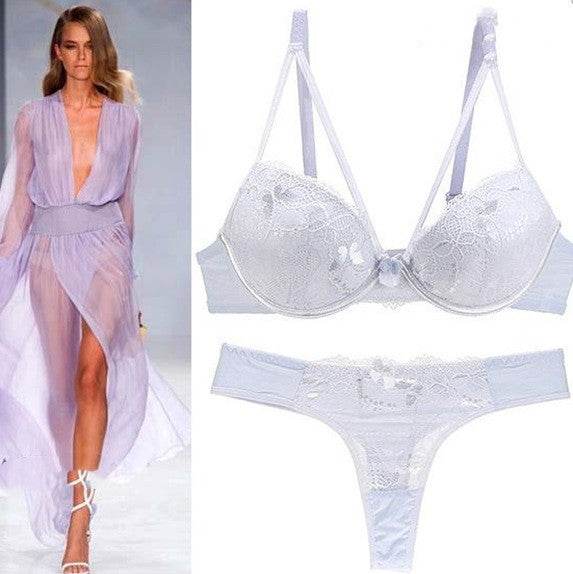Women's Sexy Lingerie Lace Bra Set Lady Bra Underwear - Mubimart