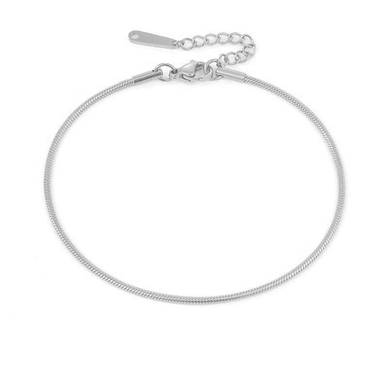 Stainless Steel Anklets Adjustable - Mubimart