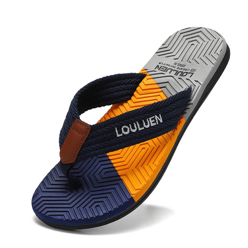 Summer Fashion Personality Beach Men Flip-flops - Mubimart