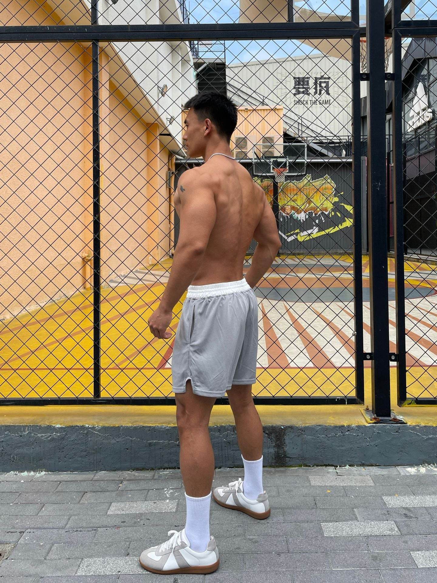 Quick-drying Breathable Pants Muscle Workout Shorts - Mubimart
