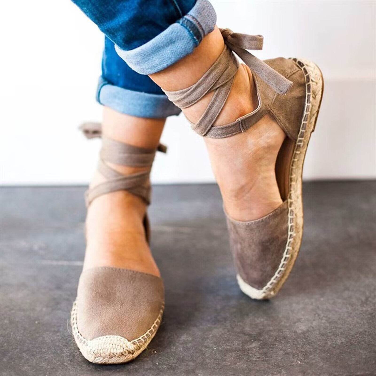 Casual Sandals Flat Strap Women's Sandals - Mubimart