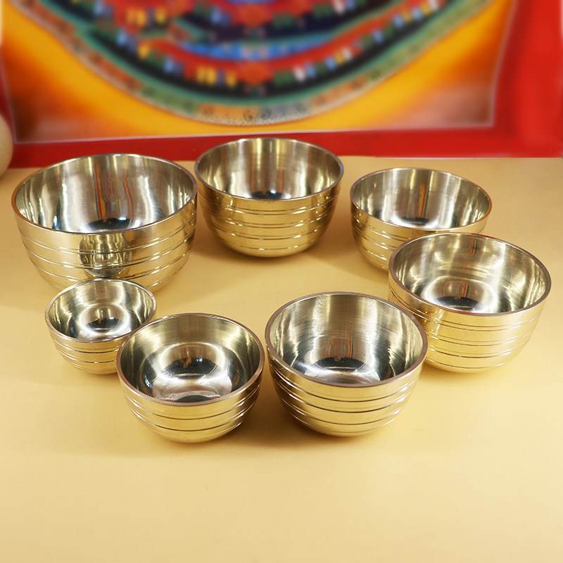 A Set Of Buddha's Sound Bowls And Ornamental Bowls - Mubimart