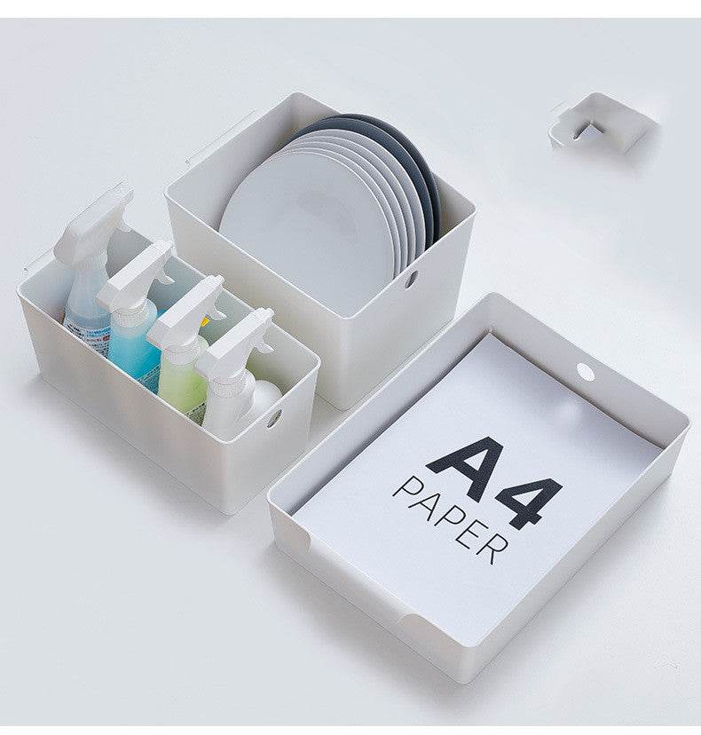 A4 file picture book plastic finishing basket - Mubimart