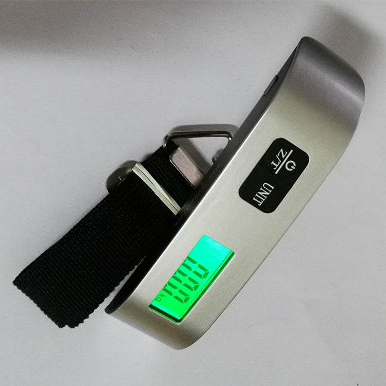 ABS Metal Electronic Digital Scale Portable LCD Weighting Balance Hanging Luggage Scale - Mubimart
