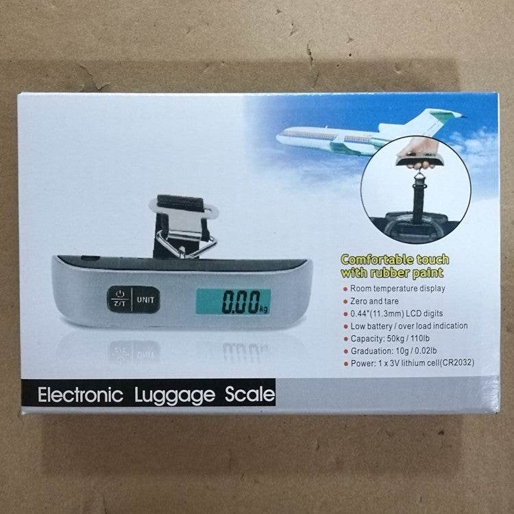 ABS Metal Electronic Digital Scale Portable LCD Weighting Balance Hanging Luggage Scale - Mubimart