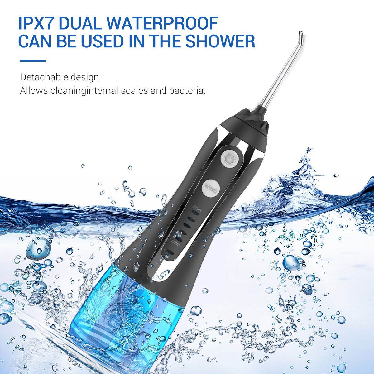 AG Portable Oral Irrigator Usb Rechargeable Water Flosser De - Mubimart
