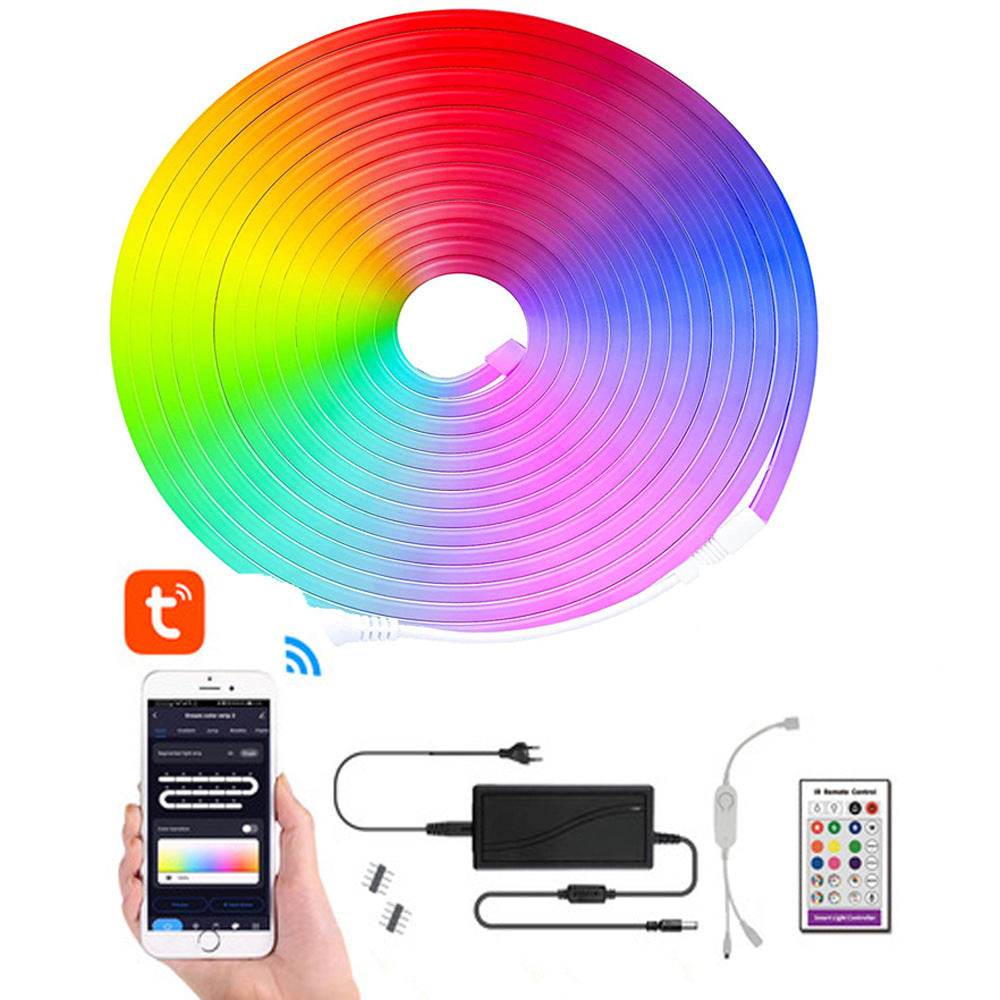 APP Application Control Graffiti Smart LED Light With Neon Strip - Mubimart