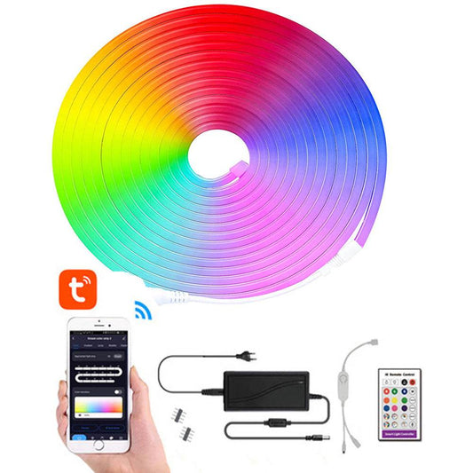 APP Application Control Graffiti Smart LED Light With Neon Strip - Mubimart
