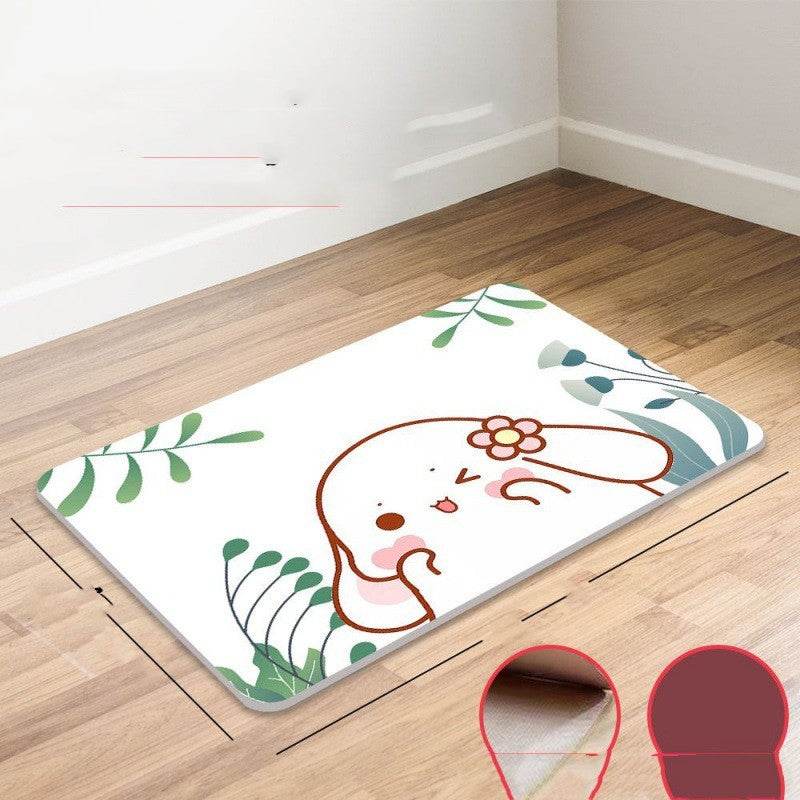 Absorbent Mat Diatom Mud Anti-slip - Mubimart