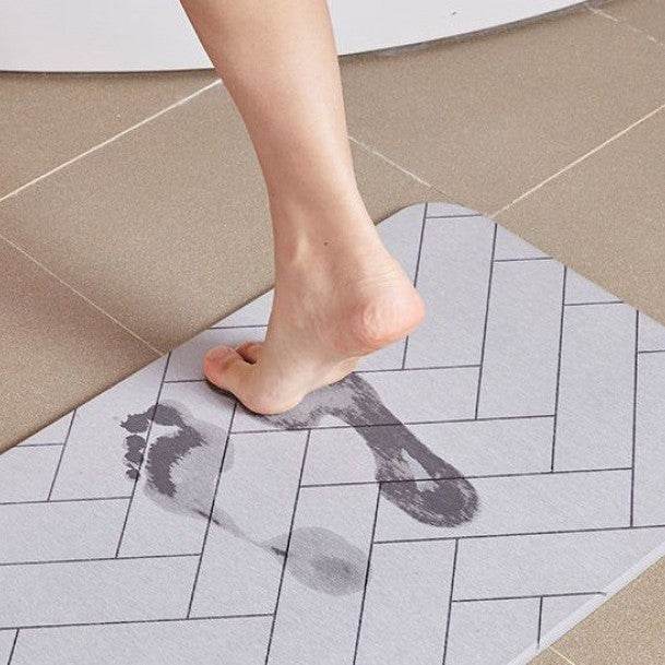 Absorbent Mat Diatom Mud Anti-slip - Mubimart