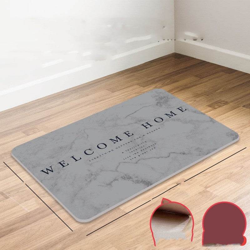 Absorbent Mat Diatom Mud Anti-slip - Mubimart