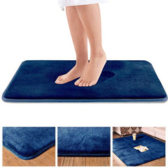 Absorbent Sponge Mat Bathroom Toilet Door Mat - Mubimart -  