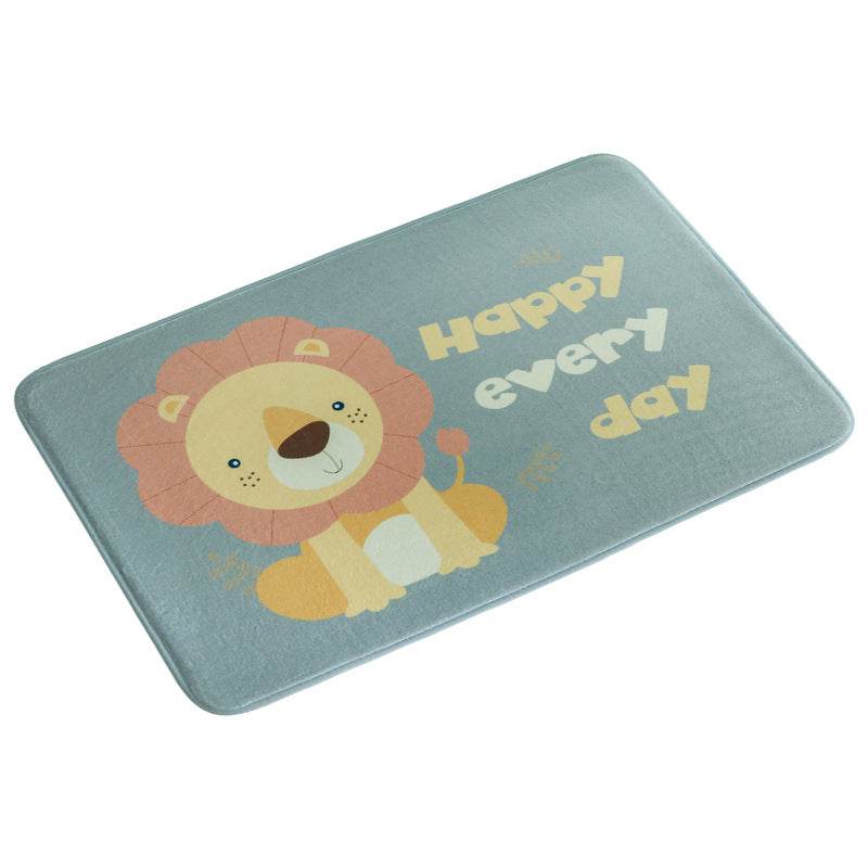 Absorbent bathroom non-slip mat floor mat - Mubimart