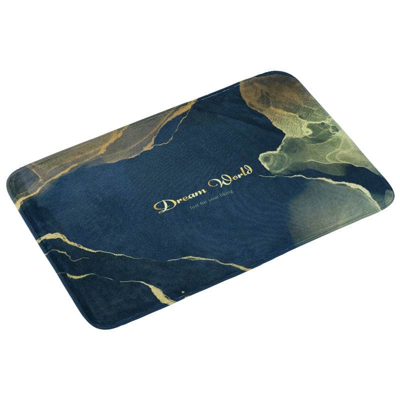 Absorbent bathroom non-slip mat floor mat - Mubimart