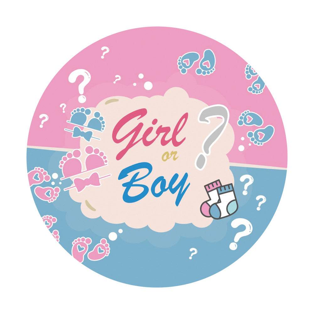 Activity Party Banquet Baby Shower Photo Round Background Fabric - Mubimart