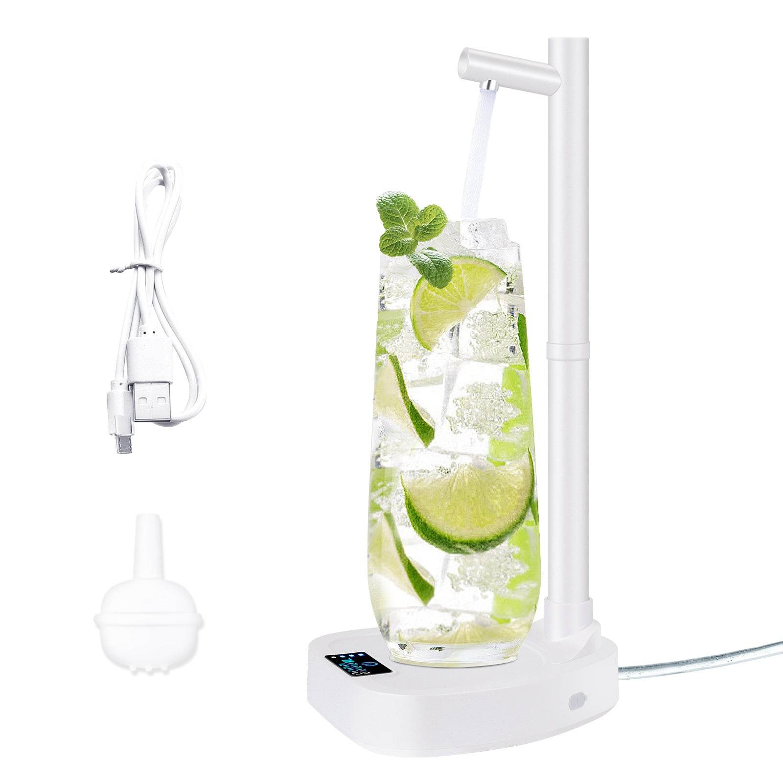 Added Extension Tupe Water Dispenser Automatic Water Bottle Desktop Rechargeable Water Dispenser With Stand - Mubimart