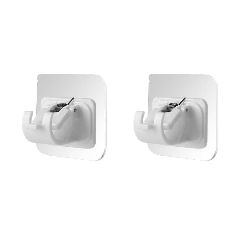 Adhesive Curtain Rod Spring Clamp Mouth Hook - Mubimart