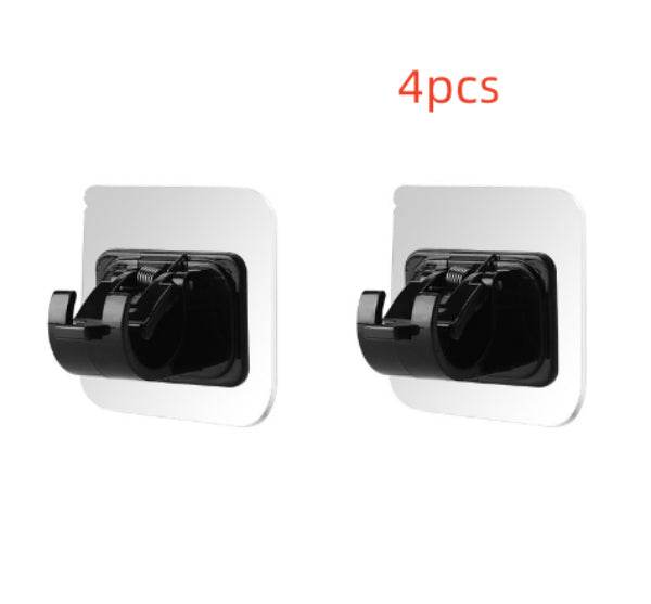 Adhesive Curtain Rod Spring Clamp Mouth Hook - Mubimart
