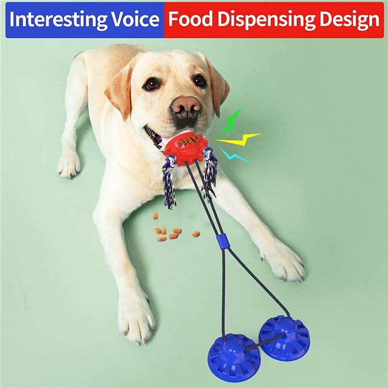 Aggressive Chew Dog Toy Large Dog Interactive Toy Aggressive Chew Dog Indestructible Toy Suction Cup - Mubimart