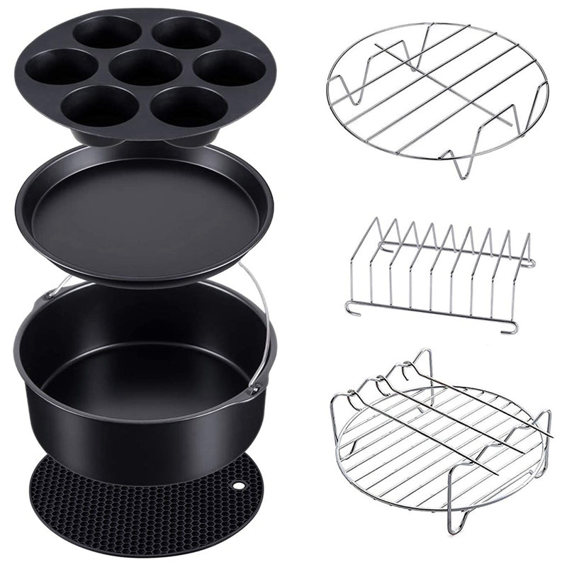 Air Fryer Accessories 7-piece Silicone Grill - Mubimart -  