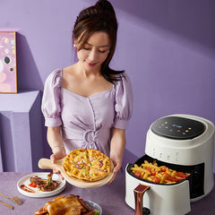 Air Fryer Large Capacity 6L 8L Intelligent Electric Fryer - Mubimart - Air Fryer 