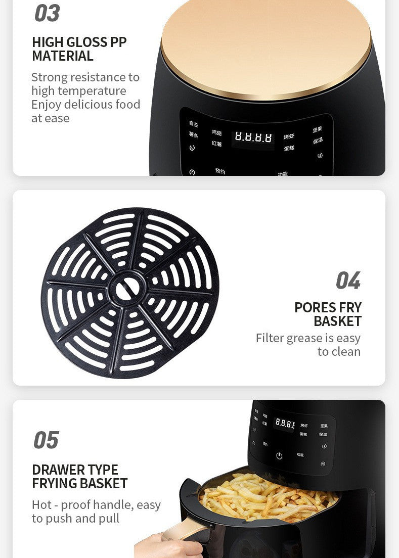 Air Fryer Smart Touch Home Electric Fryer - Mubimart -  