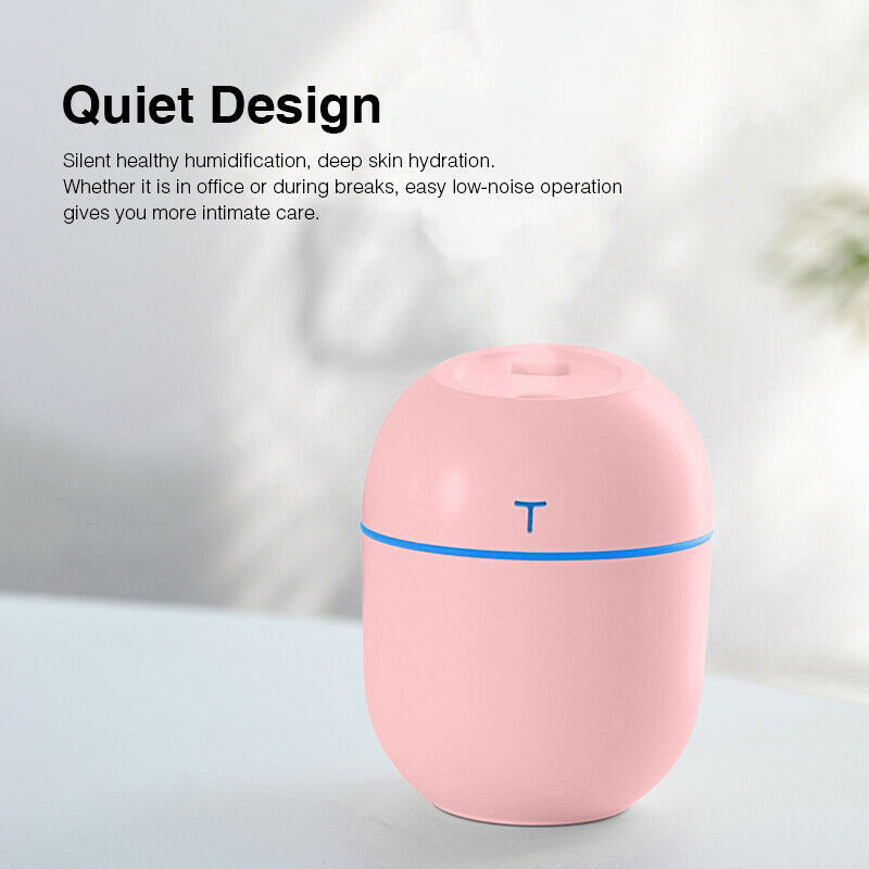 Air Humidifier Mini Ultrasonic USB Essential Oil Diffuser Car Purifier Aroma Anion Mist Maker For Home Car - Mubimart -  