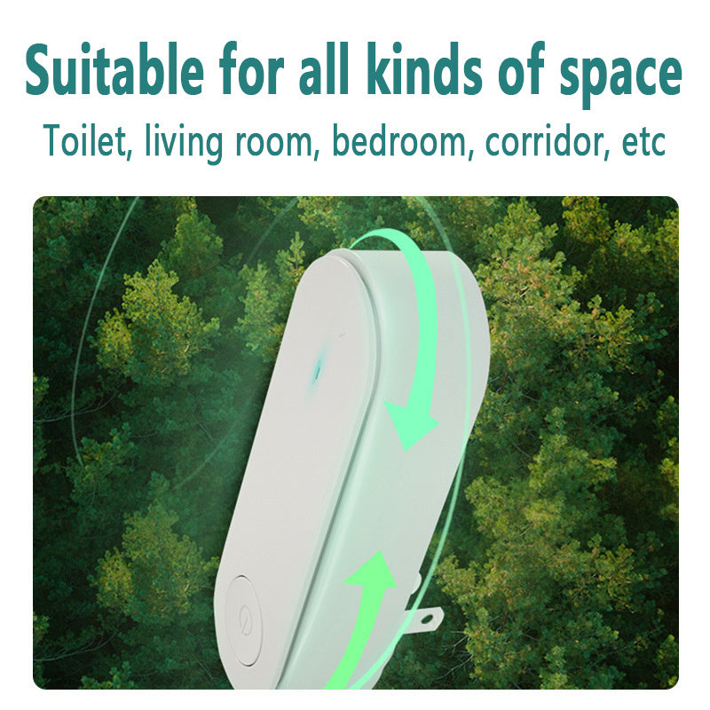 Air Purifier Anion, Mini Portable Air Purification Air Freshener Ionizer Cleaner Dust Cigarette Smoke Remover Toilet Deodorant - Mubimart -  