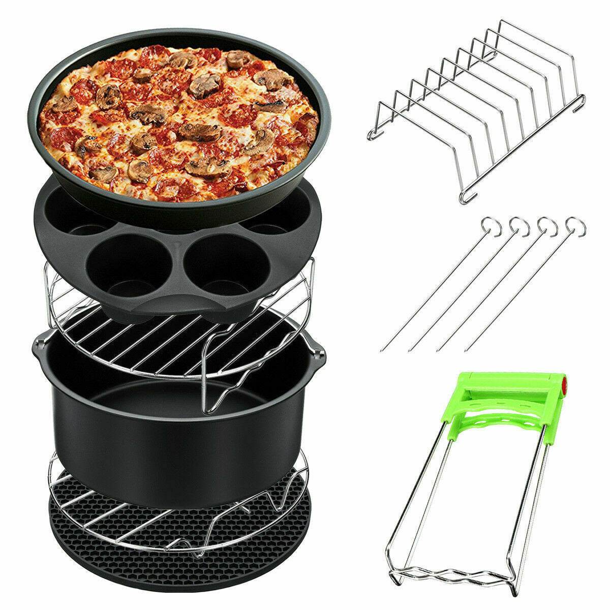 Air fryer accessories 7in8 sets - Mubimart