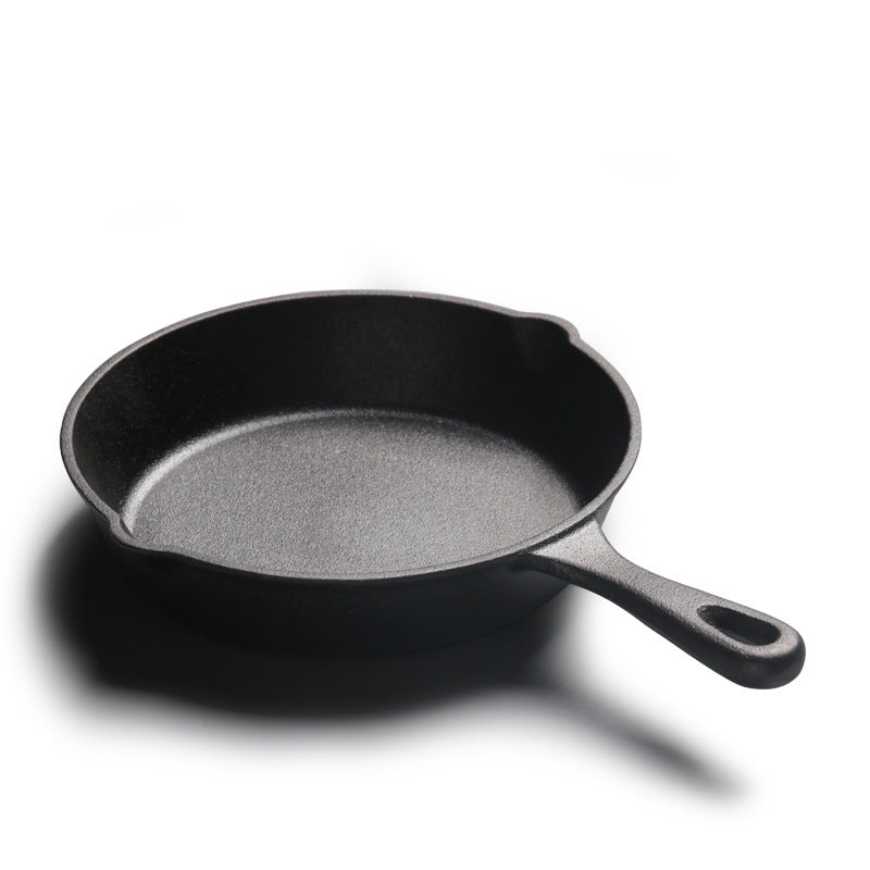 All-in-one Small Frying Panflat-bottomed Frying Pan, Cast Iron Pan - Mubimart - Cast Iron Pans 