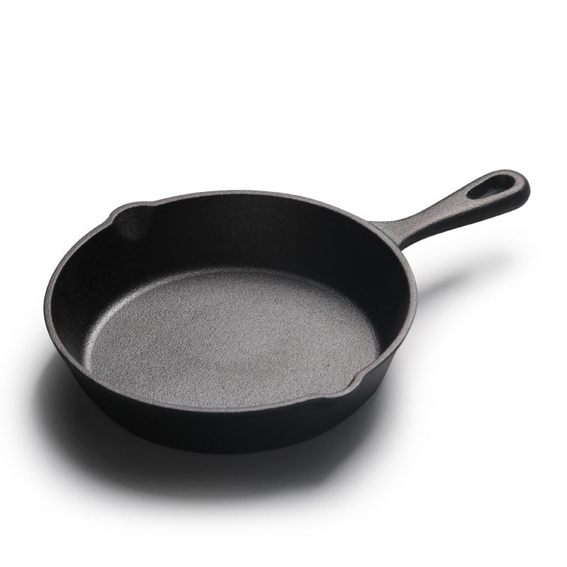 All-in-one Small Frying Panflat-bottomed Frying Pan, Cast Iron Pan - Mubimart -  