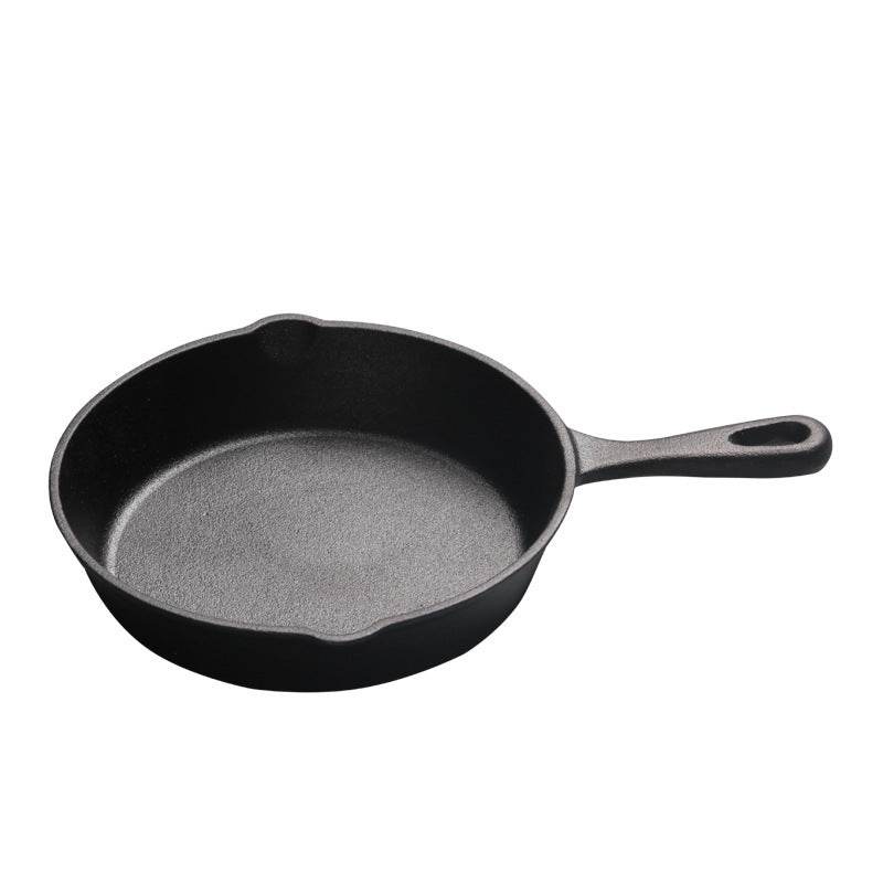 All-in-one Small Frying Panflat-bottomed Frying Pan, Cast Iron Pan - Mubimart