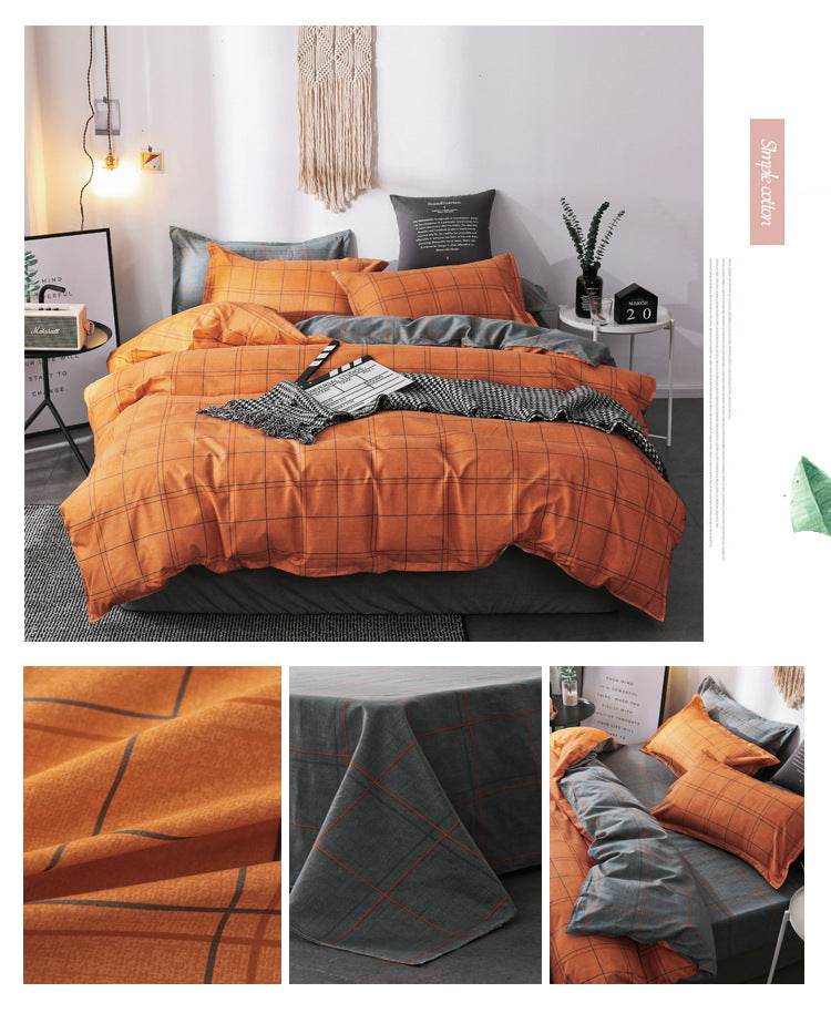 Aloe Cotton Sheets Four-piece Bedding - Mubimart