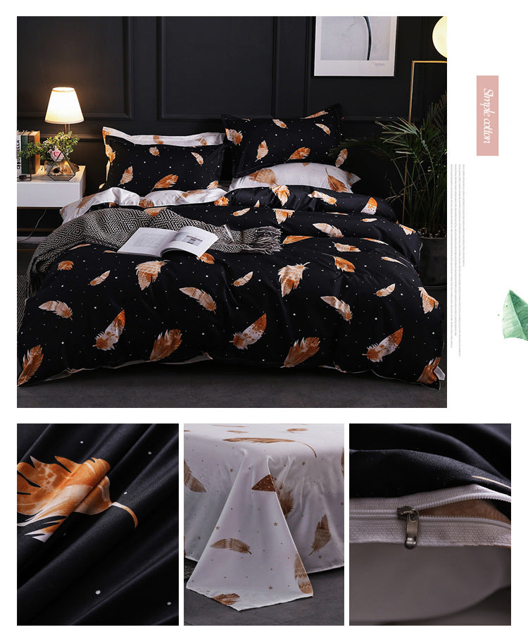 Aloe Cotton Sheets Four-piece Bedding - Mubimart -  