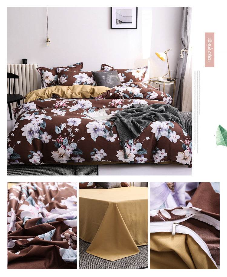 Aloe Cotton Sheets Four-piece Bedding - Mubimart