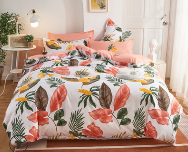 Aloe Cotton Sheets Four-piece Bedding - Mubimart -  