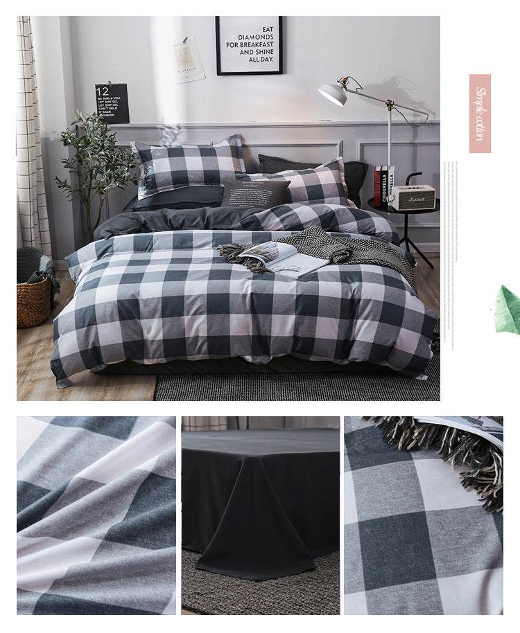 Aloe Cotton Sheets Four-piece Bedding - Mubimart