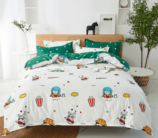 Aloe Cotton Sheets Four-piece Bedding - Mubimart