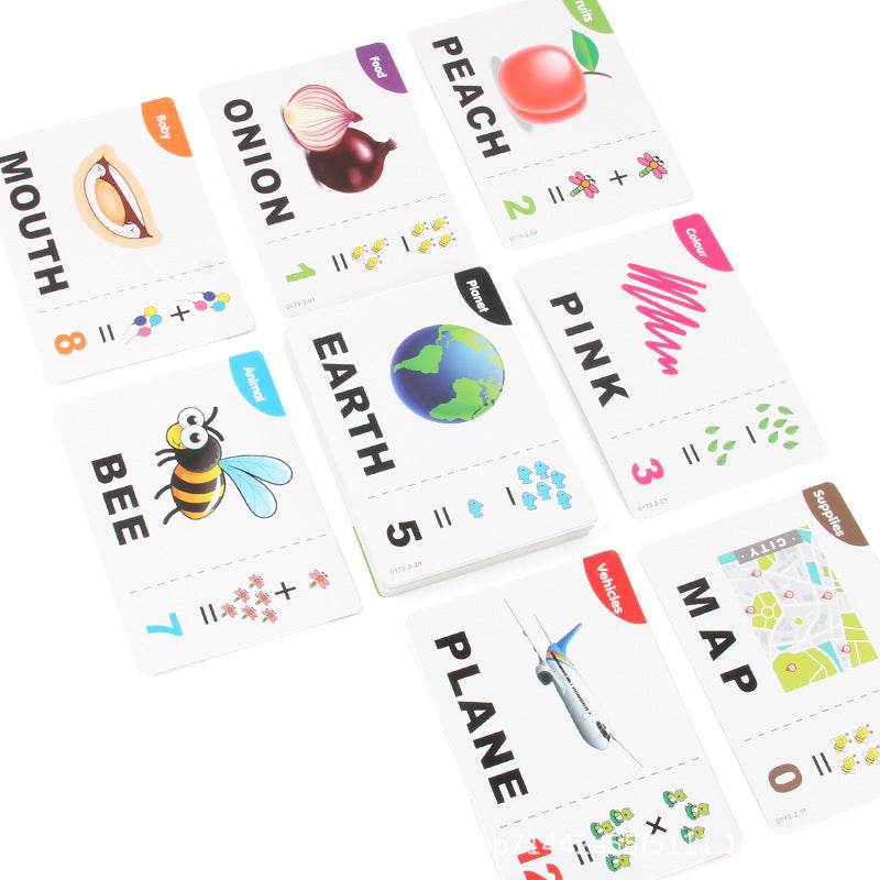 Alphabet Desktop Game Learning Numbers Matching Early Education Toys - Mubimart